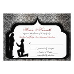 Proposal Gay Wedding/Ceremony RSVP Cards invitations
