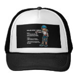 Pros and Cons Roller Derby Zombie Mesh Hats
