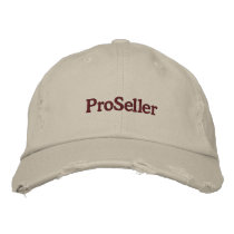 ProSeller Embroidered Hat embroidered hats by norman888 ProSeller Embroidered Hat embroidered hats