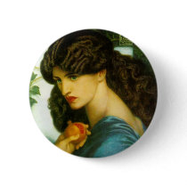Proserpine Button by Dante Gabriel Rossetti by IrishPirateQueen Proserpine Button by Dante Gabriel Rossetti