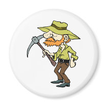 Prospector Fridge Magnets