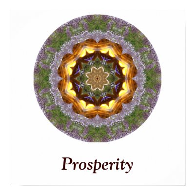 Prosperity Mandala Poster by cornersuite