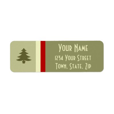 Prosperous Holiday Custom Return Address Labels