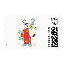 Prosperous Rich Wealthy Cow postage