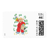 Prosperous Rich Wealthy Ox postage