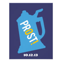 Prost Toast Mens Party Invitations - Beer Tasting