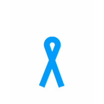 prostate blue ribbon upright t-shirts by In_a_Nutshell prostate blue ribbon upright t-shirts