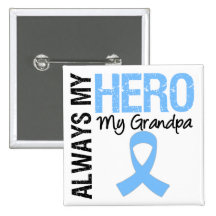 Prostate Cancer Always My Hero My Grandpa Pin