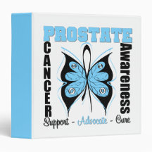 Prostate Cancer Awareness Butterfly Binder