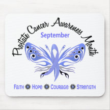 Prostate Cancer Awareness Month Butterfly 3.2 Mousepad