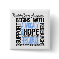 Prostate  Cancer Awareness Month Hope buttons