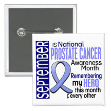 Prostate Cancer Awareness Month Ribbon I2 1.2 Pins
