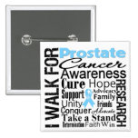 Prostate Cancer Awareness Walk Pinback Buttons