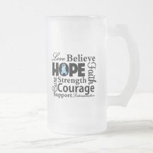 Prostate Cancer Collage of Hope Coffee Mugs