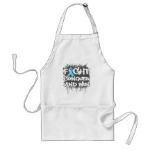 Prostate Cancer Fight Conquer and Win Apron