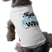 Prostate Cancer Fight Defy Win Doggie T-shirt