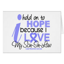 Prostate Cancer Hope for My Son-In-Law Cards
