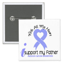 PROSTATE CANCER I Support My Father Pinback Buttons