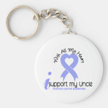 PROSTATE CANCER I Support My Uncle Keychain
