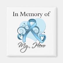 Prostate Cancer In Memory of My Hero Magnets