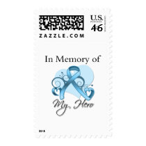 Prostate Cancer In Memory of My Hero Postage Stamp
