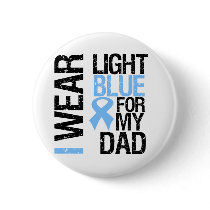 Prostate Cancer Light Blue Ribbon Dad Buttons