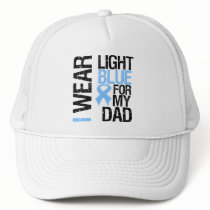 Prostate Cancer Light Blue Ribbon Dad Hat