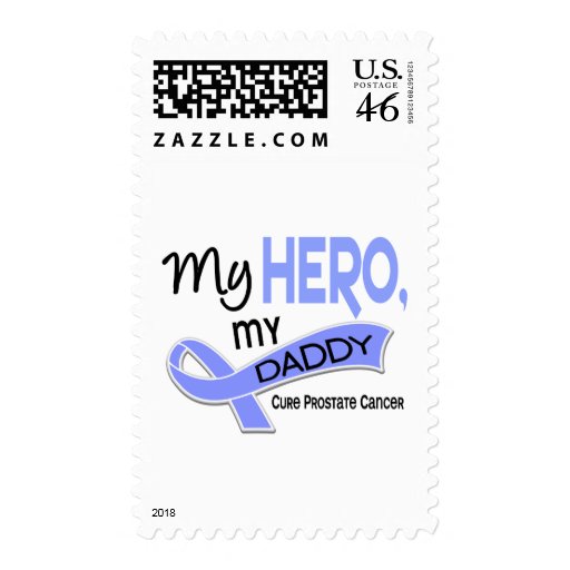 Prostate Cancer MY HERO, MY DADDY 42 Postage Stamps