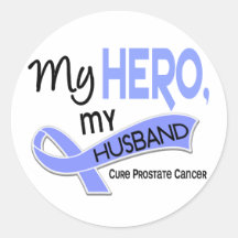 Prostate Cancer MY HERO, MY HUSBAND 42 Stickers
