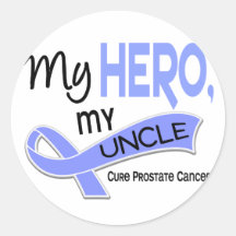 Prostate Cancer MY HERO, MY UNCLE 42 Stickers