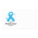Prostate Cancer Ribbon Of Butterflies Business Card