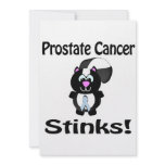 Prostate Cancer Stinks Skunk Awareness Design Invitations