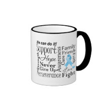 Prostate Cancer Supportive Words Coffee Mug
