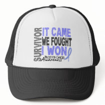 Prostate Cancer Survivor It Came We Fought I Won hats
