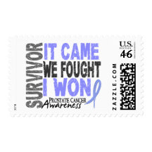 Prostate Cancer Survivor It Came We Fought I Won Stamps