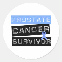 Prostate Cancer Survivor Round Sticker