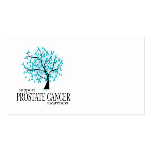 Prostate Cancer Tree Business Cards (front side)