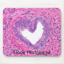 prostate -heart, I love Histology! Mousepad