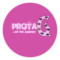 Protag Gay Pride Sticker by Gerontion Protag Gay Pride Sticker