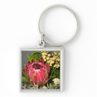 Protea Bouquet Key Chain
