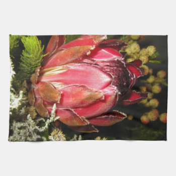 Protea Flower Kitchen Towels