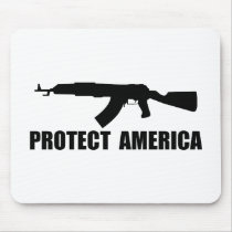 Protect America Mousepad by mrgeneralhumor Protect America Mousepad