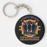 Protect and Serve Police Key Chains