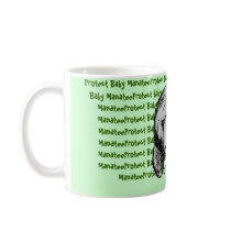 Protect Baby Manatee Coffee Mug