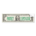 Protect Capitalism Bumper Sticker bumper stickers