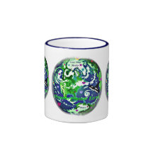 Protect earth global peace mug