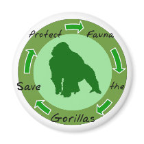 Protect gorillas magnets by IgnacioFHM Protect gorillas magnets