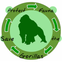 Protect gorillas photo sculptures by IgnacioFHM Protect gorillas photo sculptures