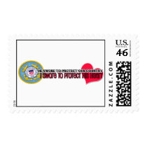 Protect his heart Coast Guard Stamps