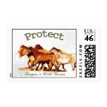 Protect Oregon's Wild Horses postage